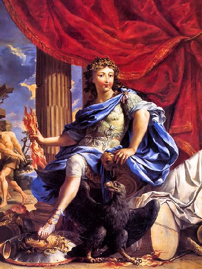Charles Poerson Portrait of Louis XIV oil painting picture